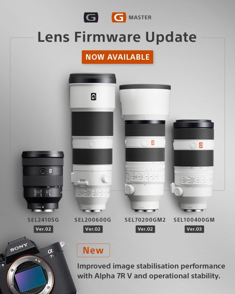 yeni-lensler-a7r4-ile-uyumlu A7RV İçin 4 Yeni Lense Güncelleme Geldi 